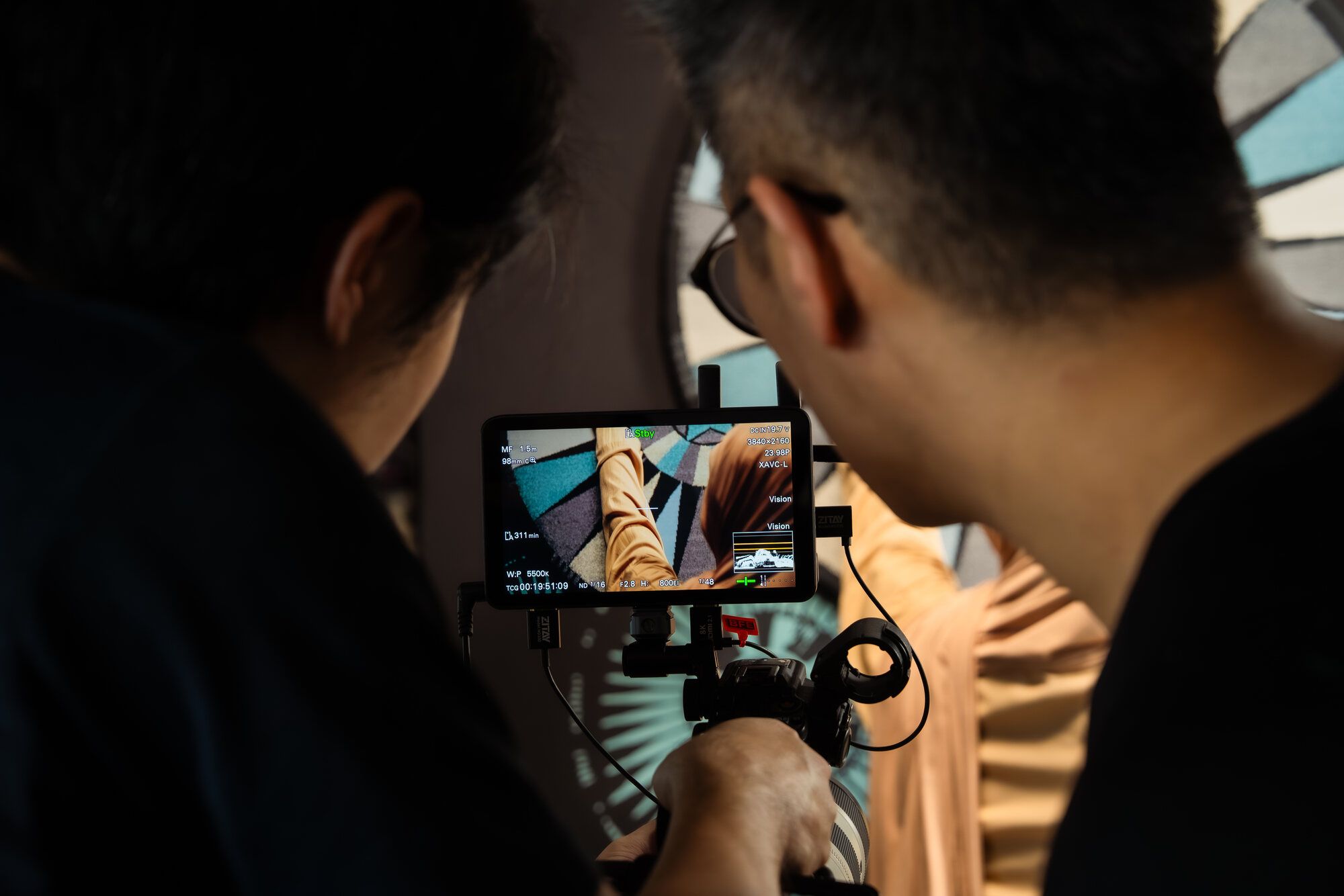 Filmco crew on set