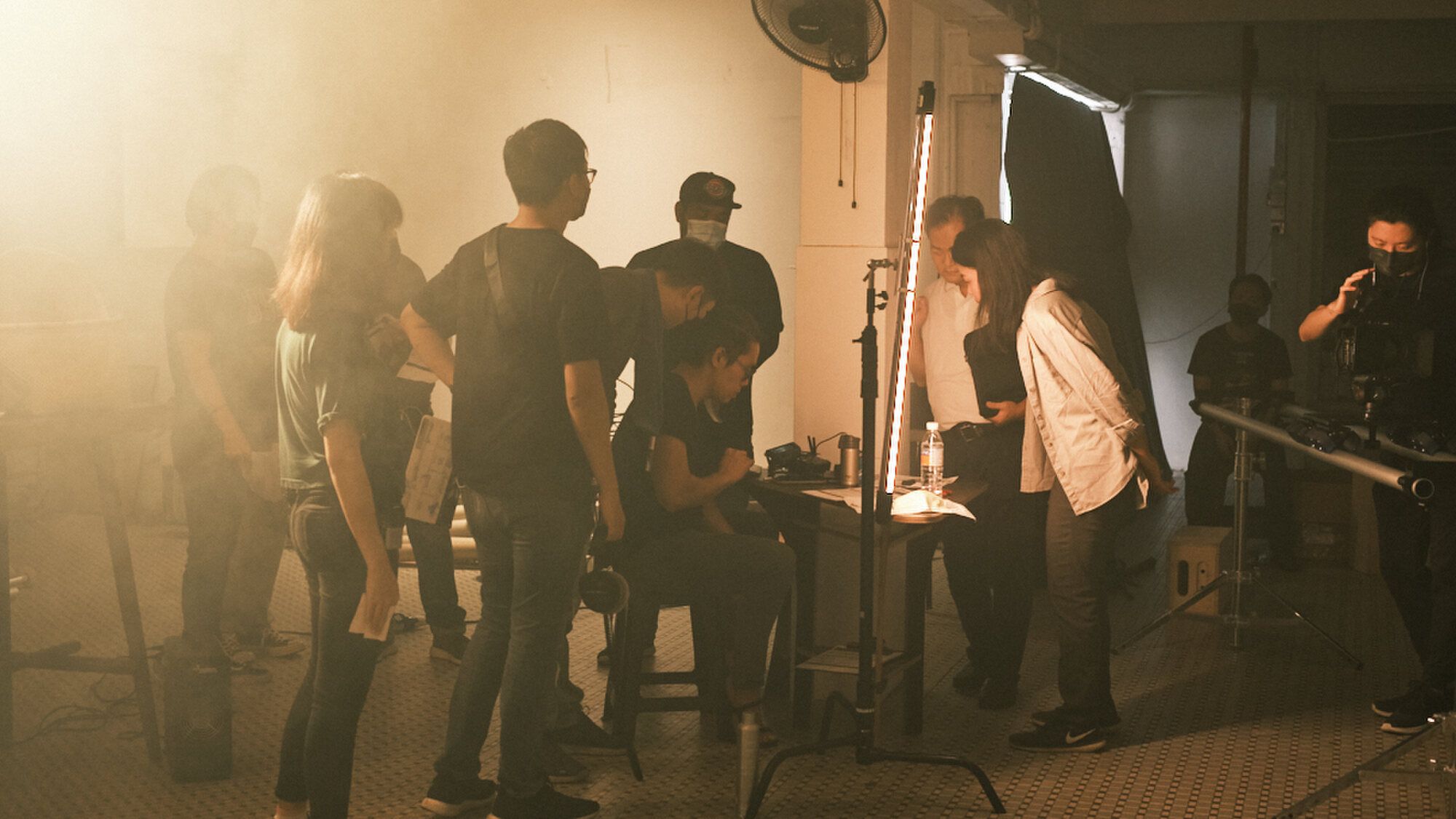 Filmco crew on set