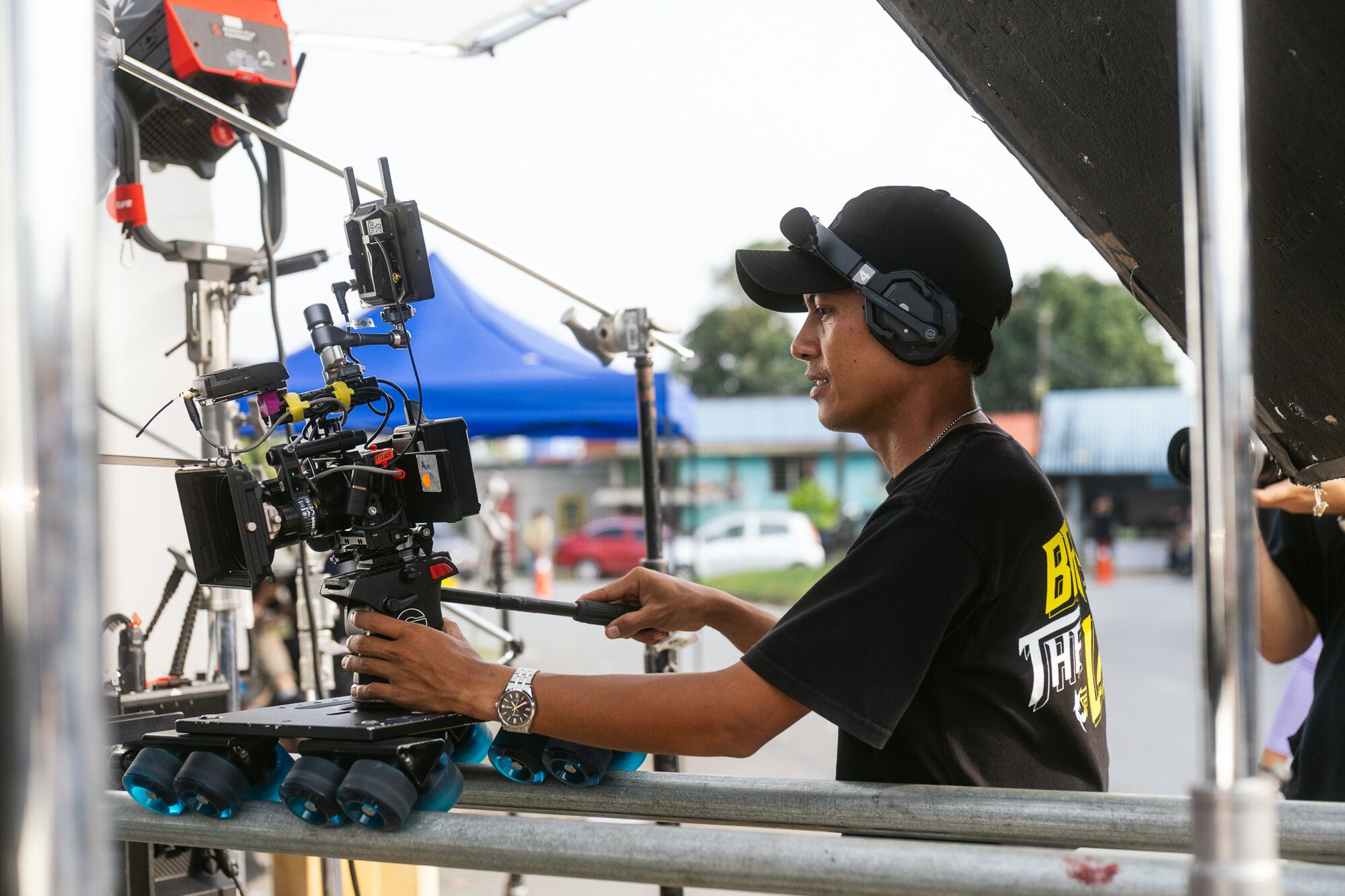 Filmco crew on set