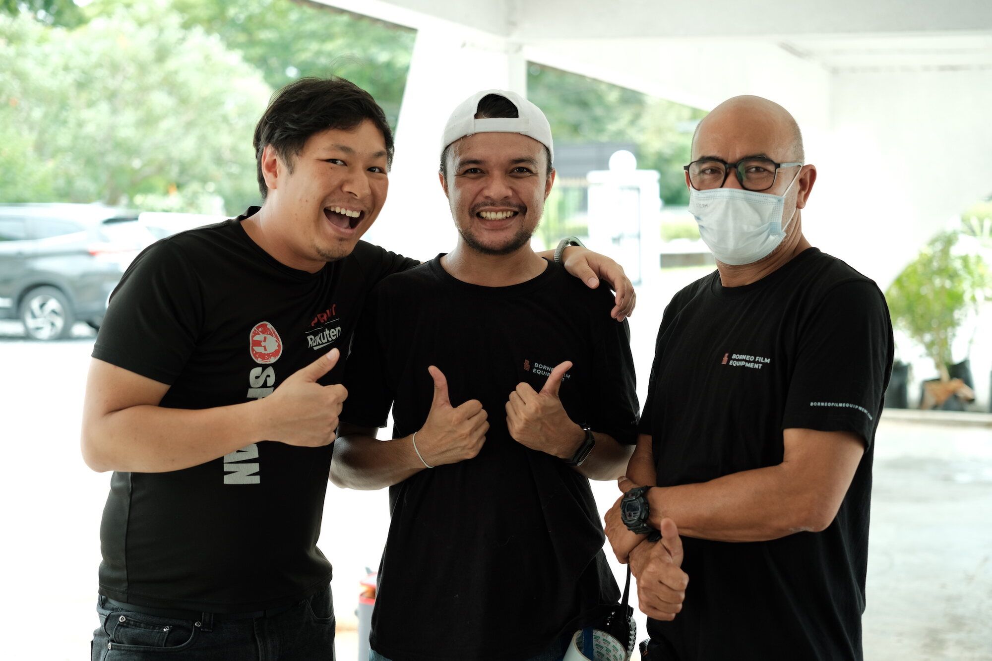 Filmco crew on set