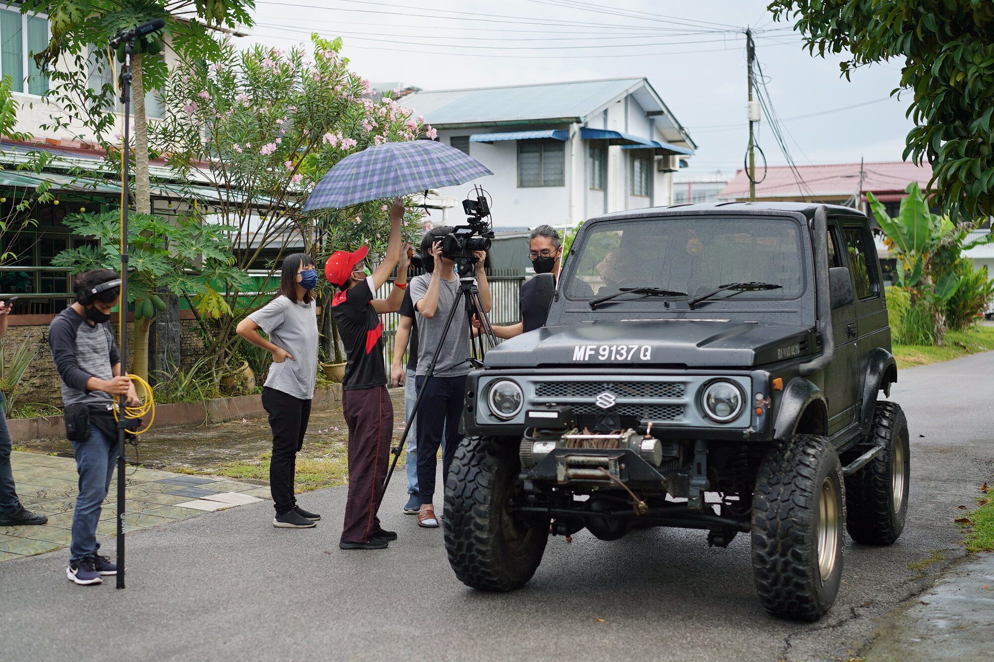 Filmco crew on set